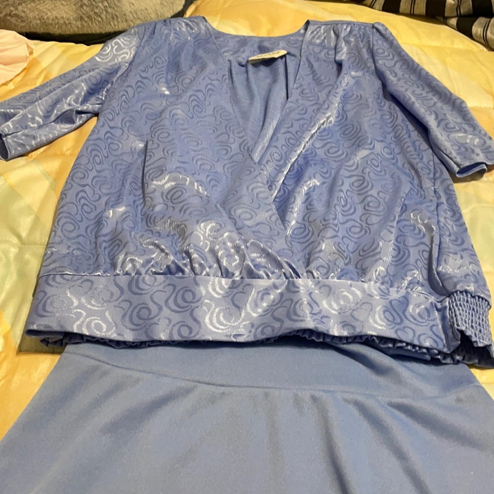 Blue 2 piece